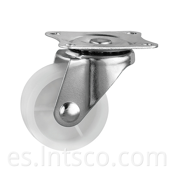 Light Duty White Pp Swivel Caster